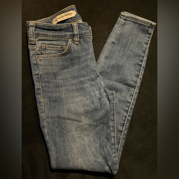 Anthropologie Pilcro High-Rise Ankle Denim Leggings - Picture 3 of 9